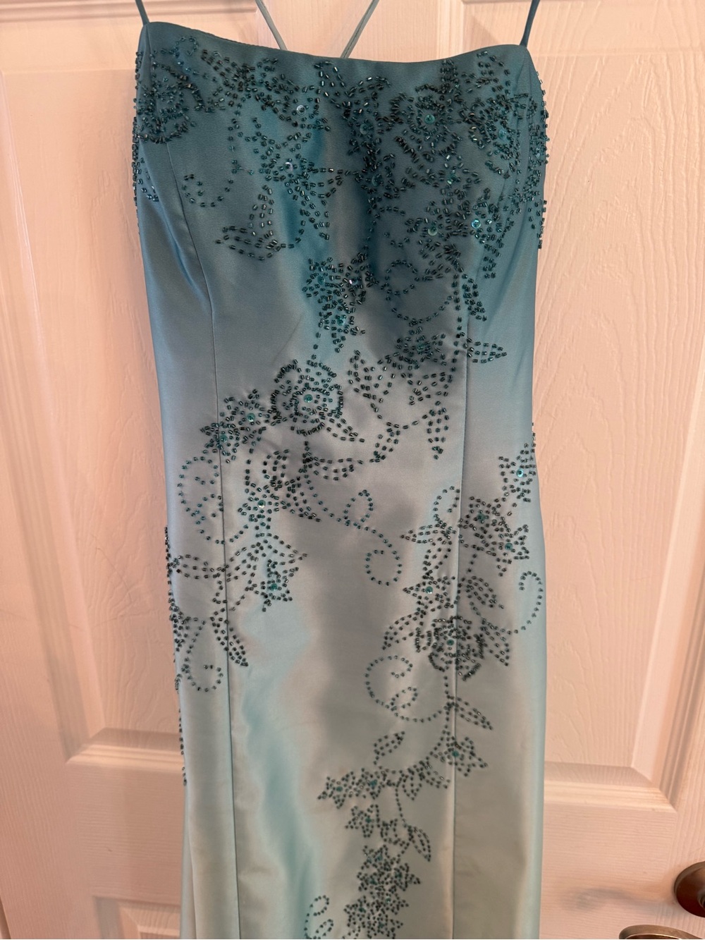 Jump Teal Ombre Spaghetti Strap Maxi Dress - Picture 2 of 4